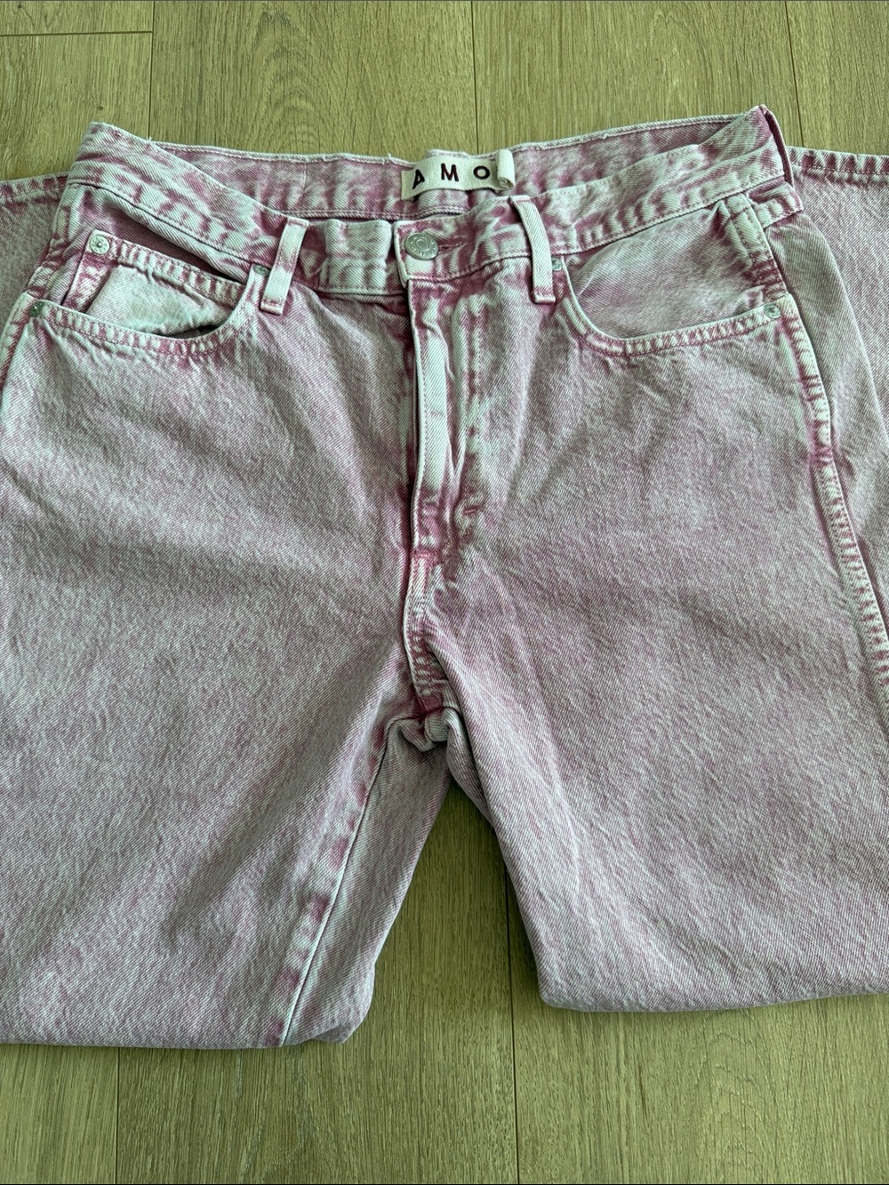 AMO Denim Billie Jean in Rosestone sz. 28 - Picture 8 of 8